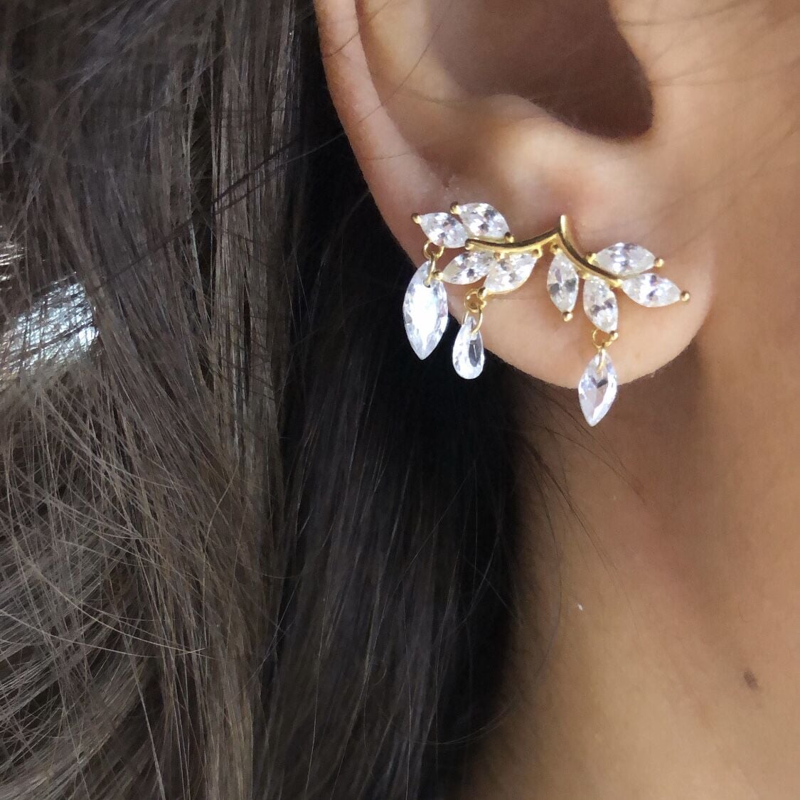 İthal Gold Küpe (Tek)