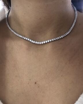 Pırlanta Montür Suyolu Kolye 3mm 40cm