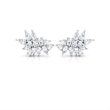 925 Ayar Gümüş Taşlı İthal  Küpe