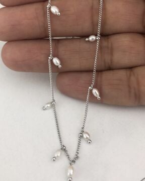 İthal Minimal İncili Kolye