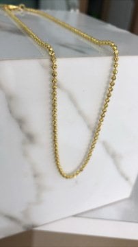 KÜÇÜK TOPÇUK ELMAS KESİM KOLYE