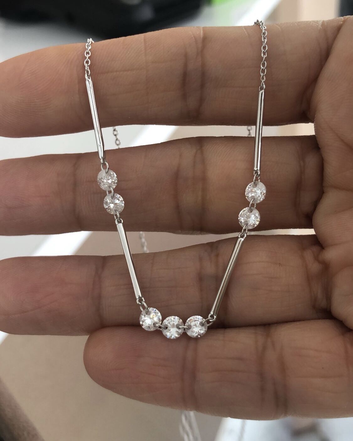 İthal Taşlı Kolye