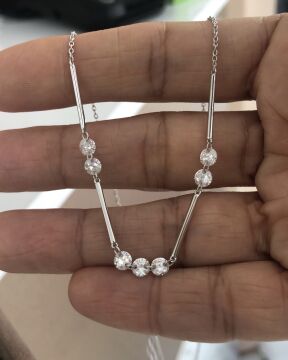 İthal Taşlı Kolye