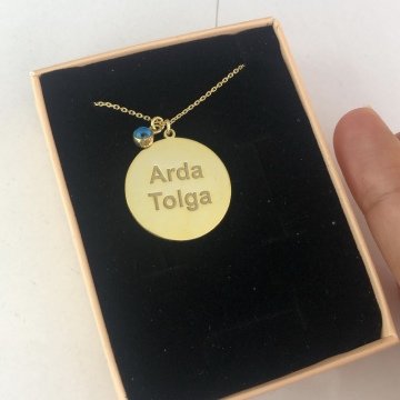 İsim Kolye Plaka Nazarlı