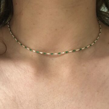 925 Ayar Gümüş Choker Kolye
