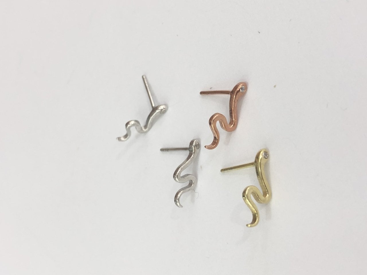 Mini Yılan Küpe (tek)