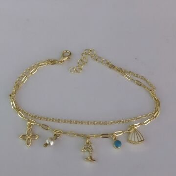 Gold Sallantılı Halhal