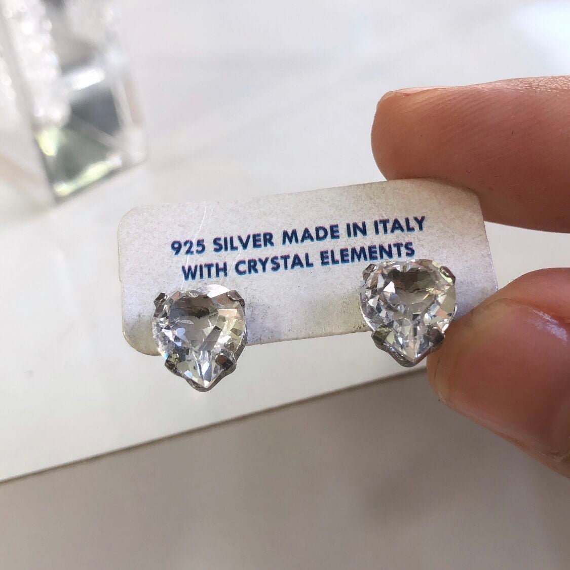 925 Ayar Gümüş Maestro Italy Swarovski Küpe