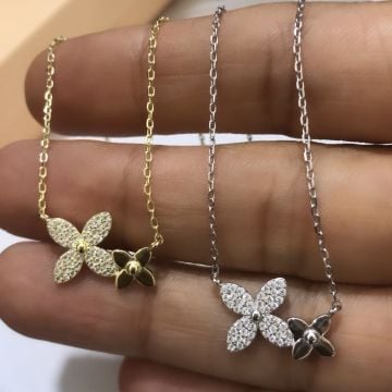 Taşlı İthal Kolye