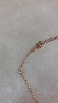 ELMAS KESİM TOPÇUKLU ROZ BİLEKLİK