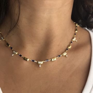 Laci Baget Taşlı Gerdanlık