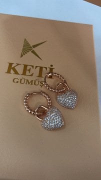 Yeni Seri Kalp Küpe (Tek)
