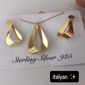 925 Ayar Gümüş İtalyan Set