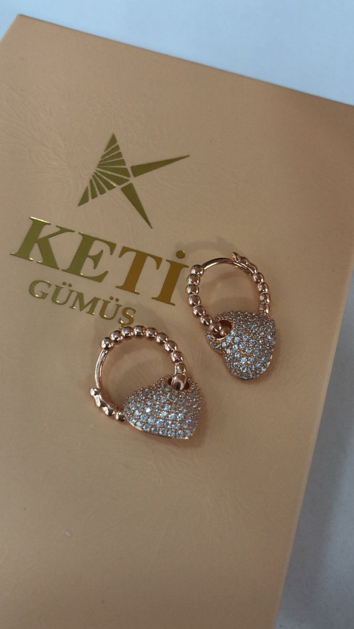 Yeni Seri Kalp Küpe (Tek)