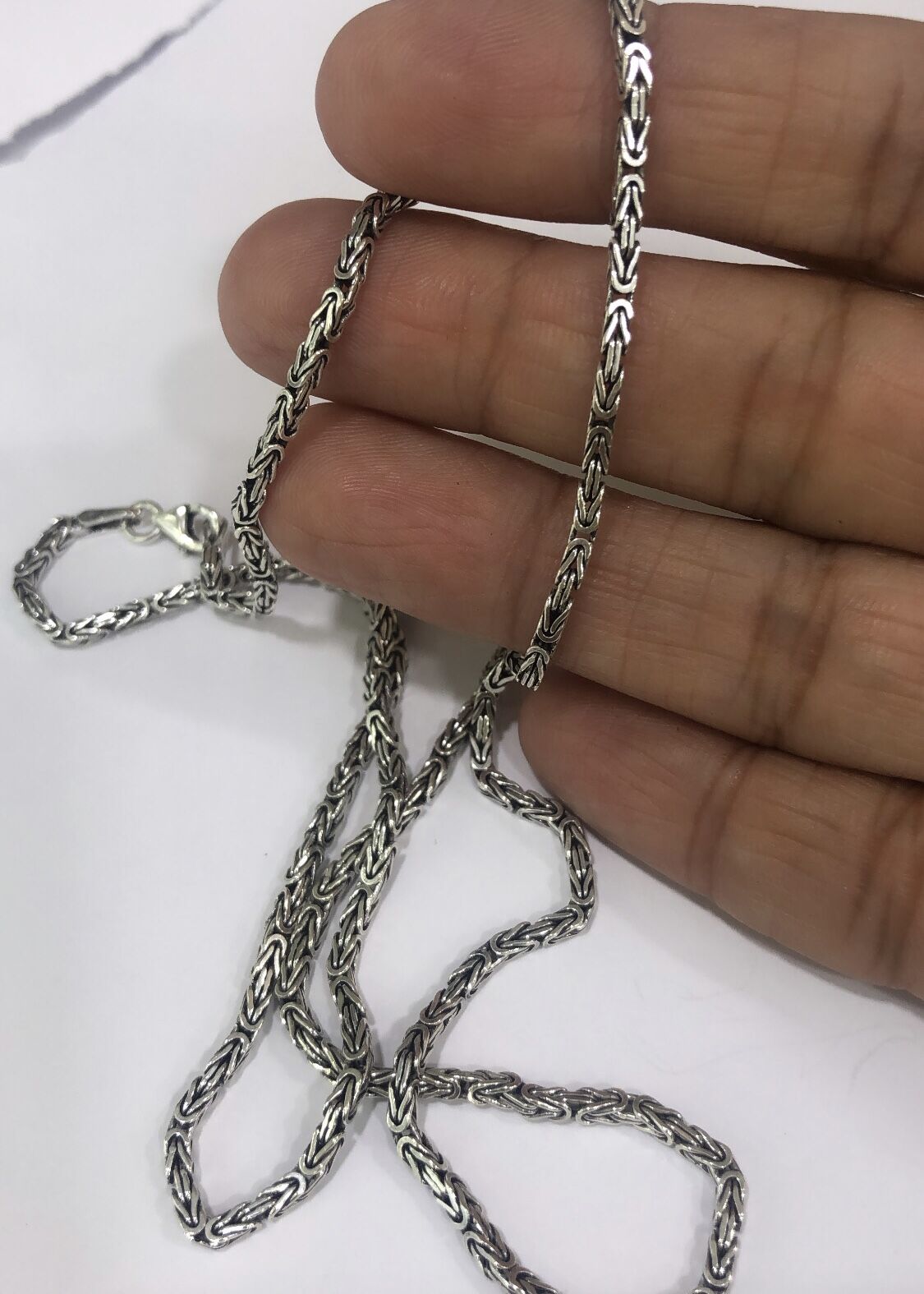 925 Ayar Gümüş Erkek Kolye