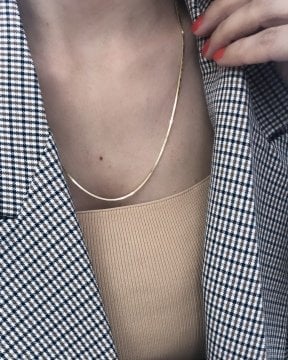 İTALYAN KÜP ZİNCİR KOLYE