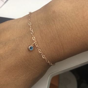 Nazar Bileklik İtalyan Zincirli