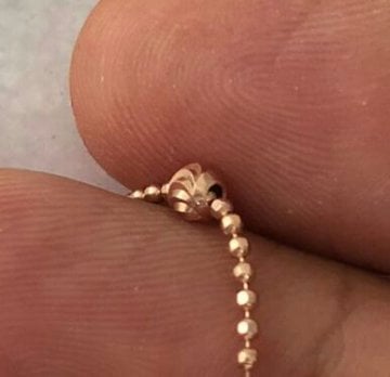 İTALYAN ELMAS KESİM  KOLYE