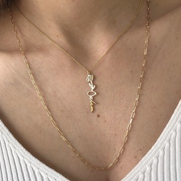 DOĞUM ÇİÇEĞİ KOLYE