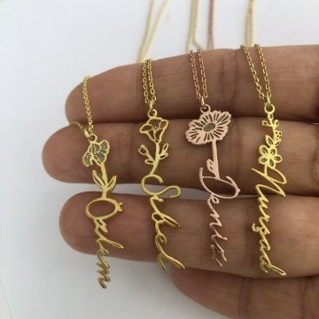 DOĞUM ÇİÇEĞİ KOLYE