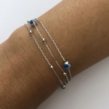 Nazar Bileklik 3 Zincirli