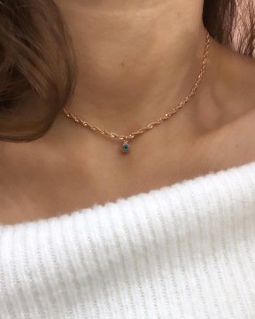 İtalyan Burgu Nazar Kolye