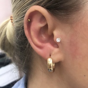 Tektaş Piercing Küpe