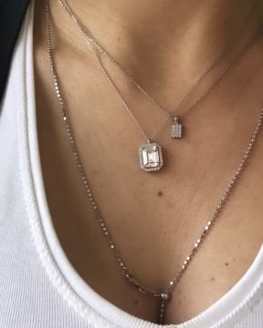 Minimal Taşlı Kolye