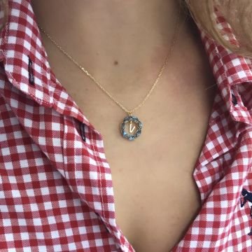 Maestro Swaroski Neptune Harf Kolye