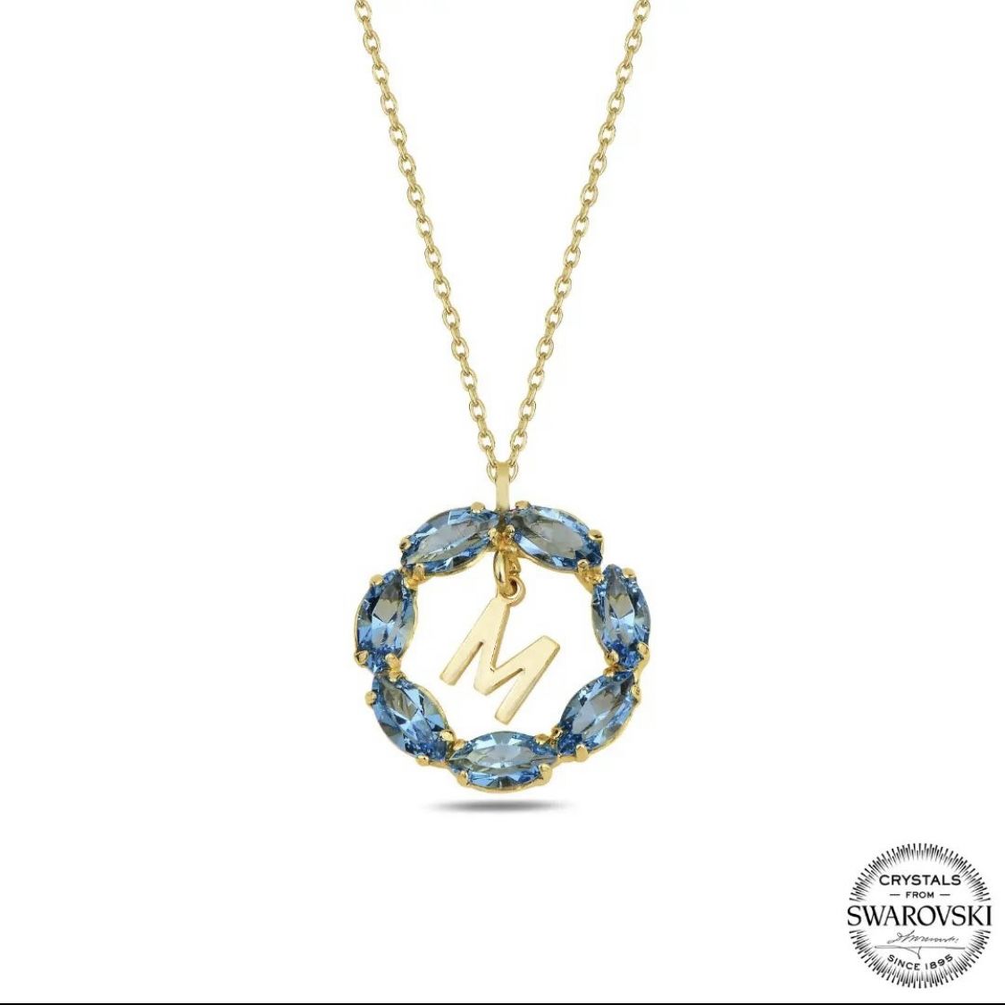 Maestro Swaroski Neptune Harf Kolye