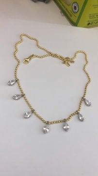 Damla Kolye Gold