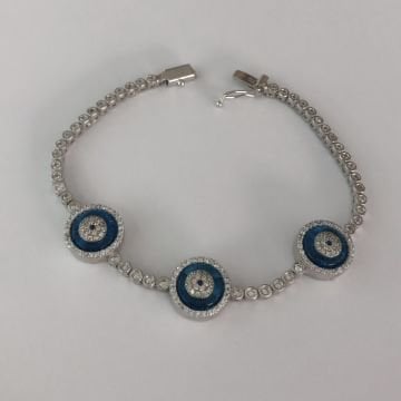 Üçlü Cam Göz Suyolu Bileklik