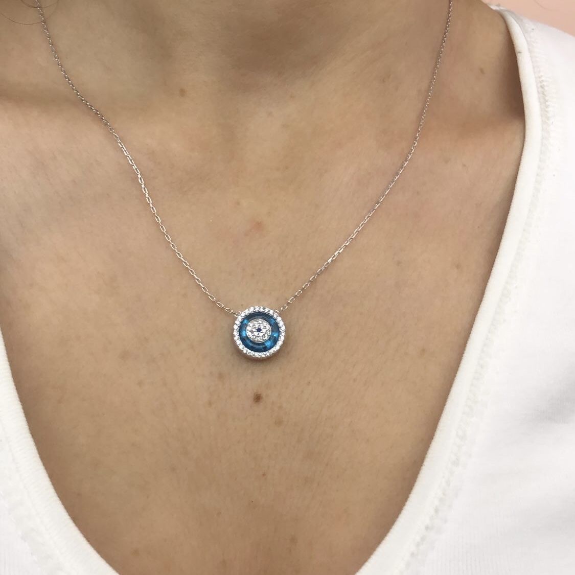 Cam Göz Nazar Kolye