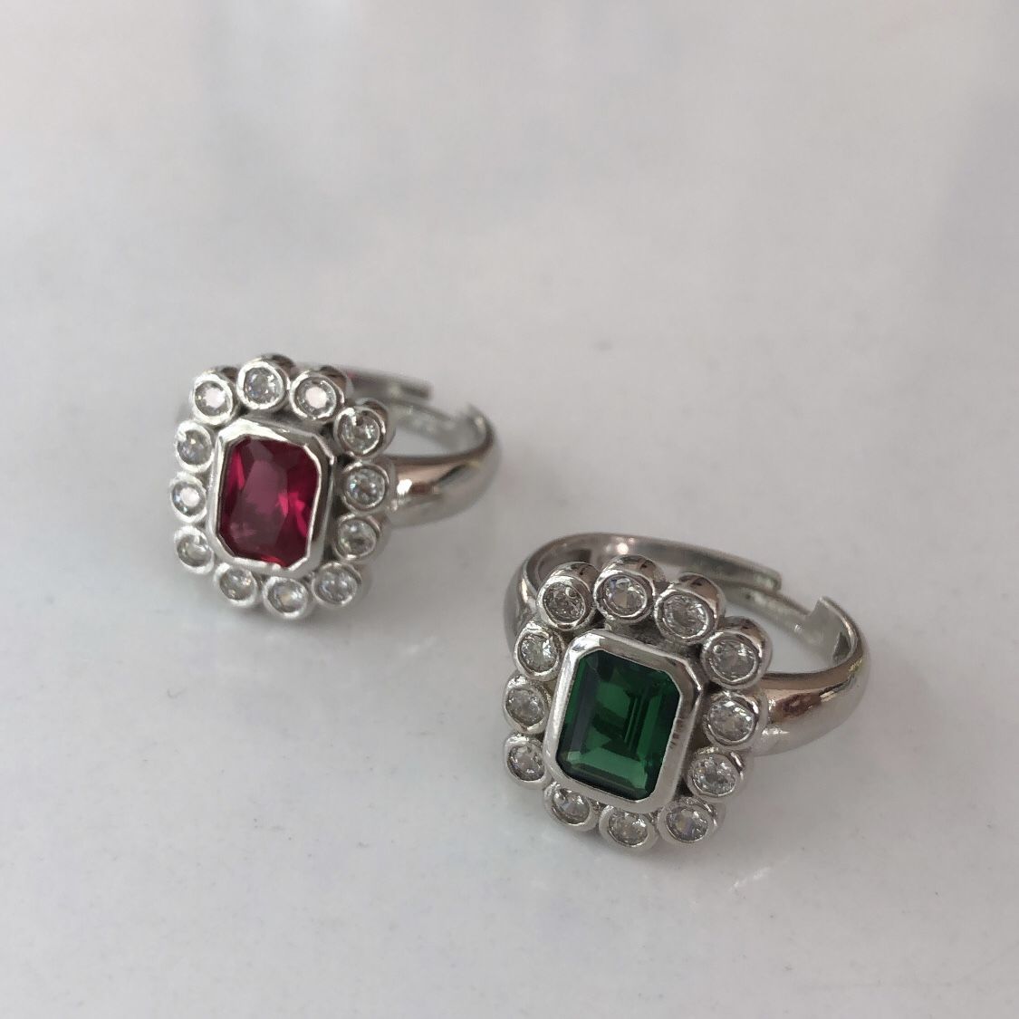 Renkli Taşlı Yüzük