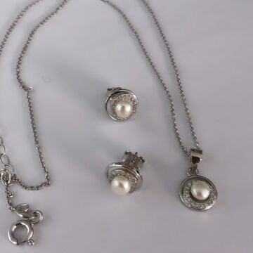 İthal Kolye Küpe Set