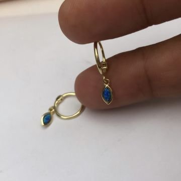 Opal Taşlı Küpe