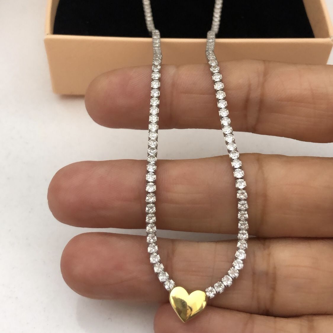 İthal Suyolu Kalp Kolye