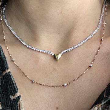 İthal Suyolu Kalp Kolye