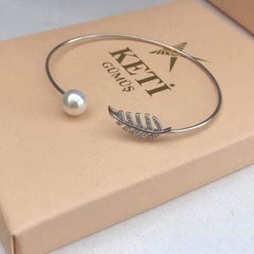 İthal İnci Yaprak Bileklik