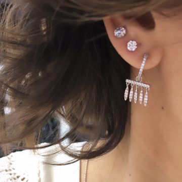 Sallantılı İthal Küpe (Tek)