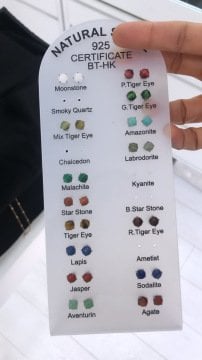 Doğal Taşlı İthal Küpe ÇİFT