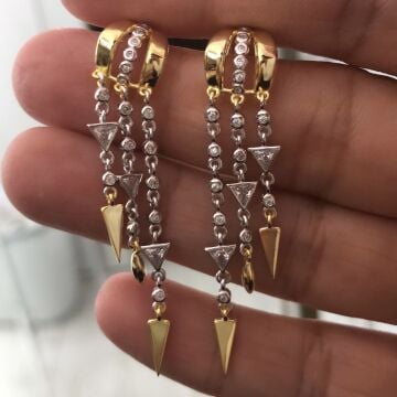 İthal Sallantılı Küpe