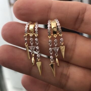 İthal Sallantılı Küpe