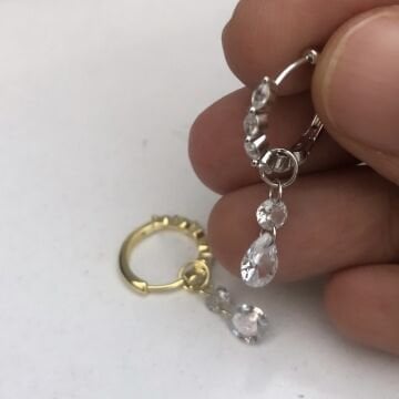 Taşlı Halka Küpe (TEK)